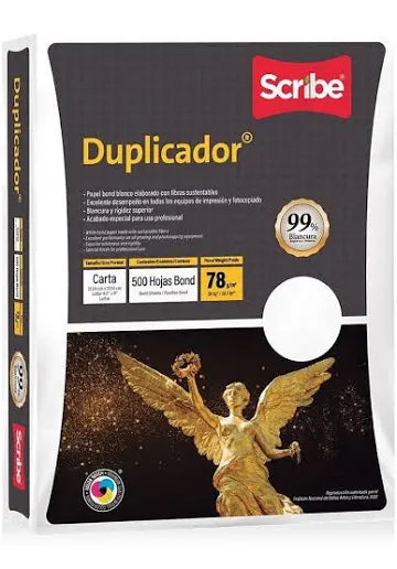 Papel Scribe duplicador blanco carta 78g/m2 500 Hojas