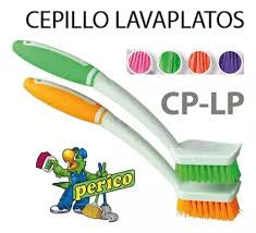 Cepillo lava platos marca Perico. Paquete con 10 piezas.