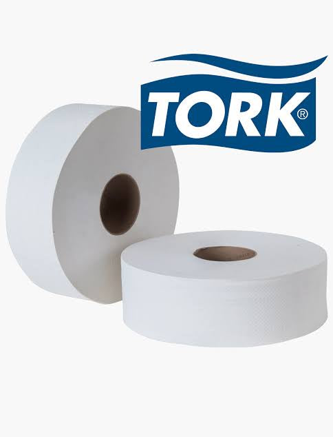 Tork higiénico en bobina universal 12 rollos/180 m c/u