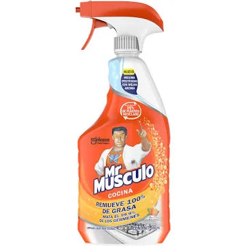 Limpiador líquido Mr Músculo desengrasante para cocina naranja 650 ml