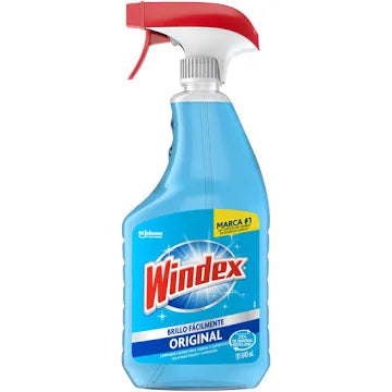 Windex Limpiador Vidrios, original, 640 mL